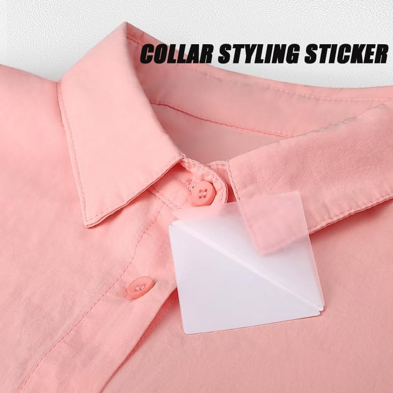 50PCS Shirt Collar Stays Self-adhesive Shirt Collar Anti-Buckling Shaper