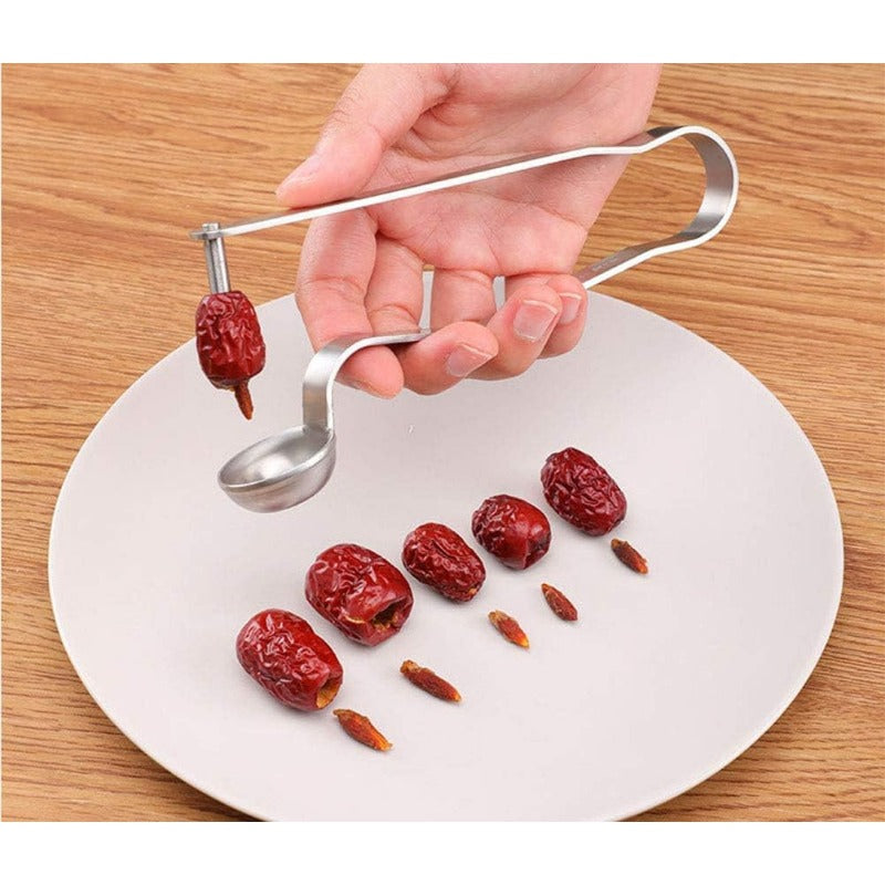 1 PCS Date Stone Remover Kitchen Tool Stone Remover Stainless Steel