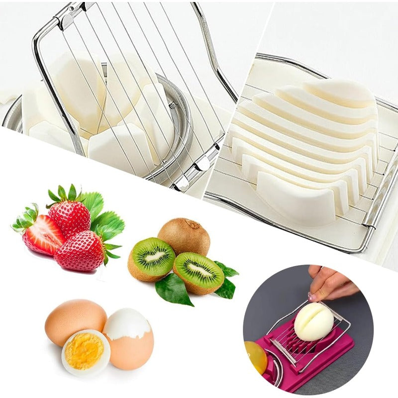 2 In 1 Multipurpose Egg Slicer Egg Cutter Multipurpose