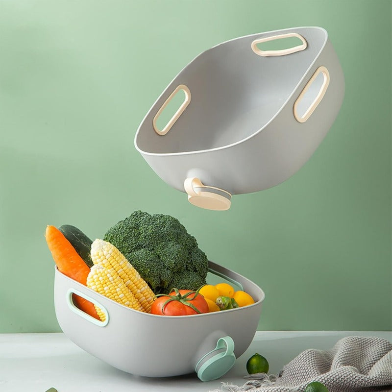 Food Strainers and Colanders Vegetable Washing Basin