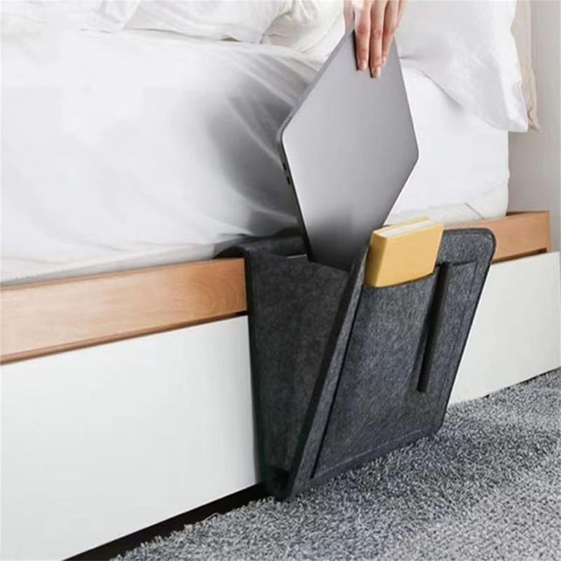 Bedside Caddy Felt Bed Side Caddy Organizer Bed Pockets Bedside Storage