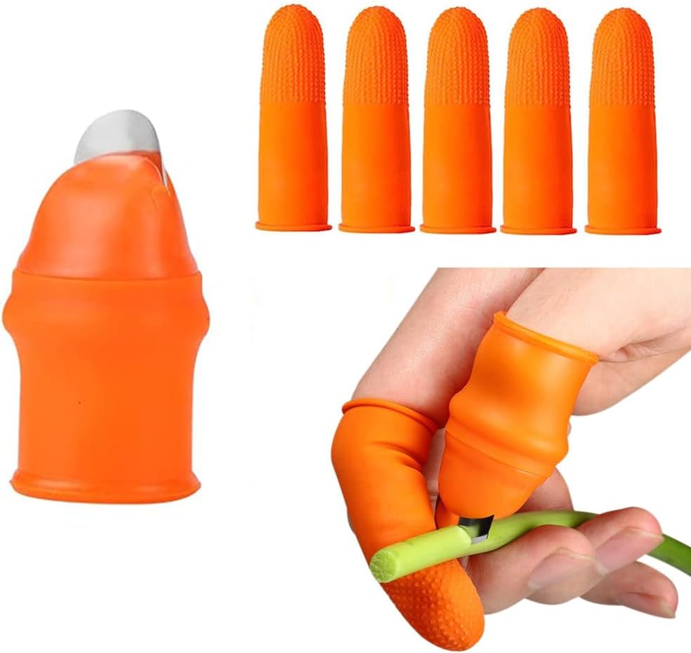 6 Set Garden Silicone Thumb Knife Fruit and Vegetable Picking