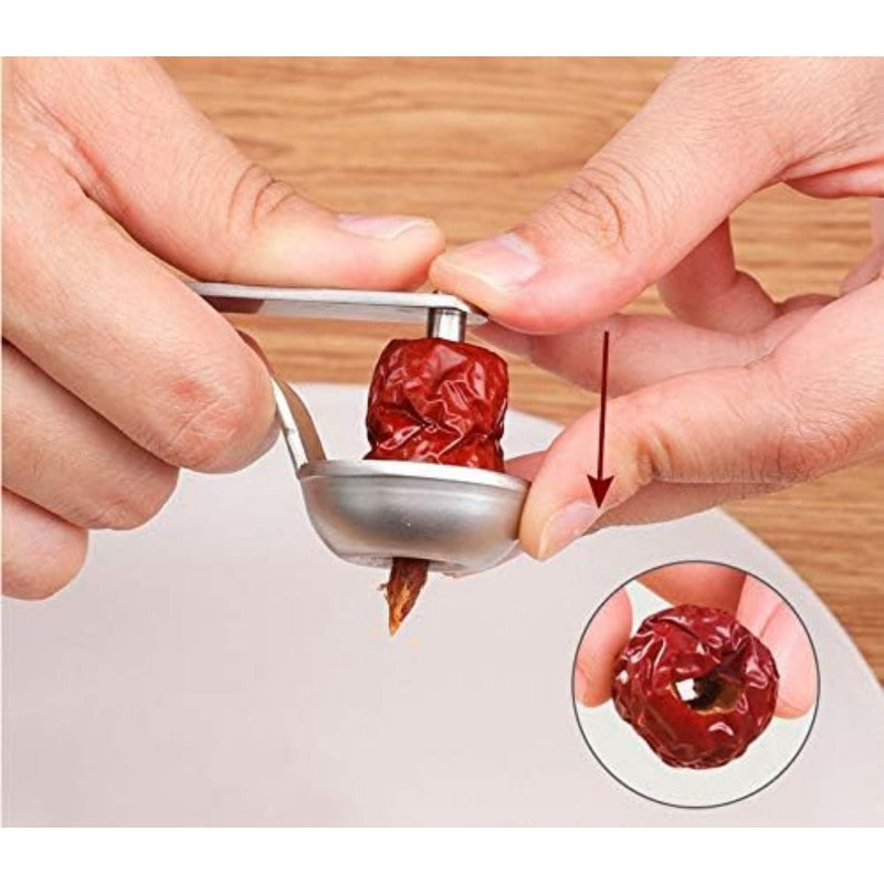 1 PCS Date Stone Remover Kitchen Tool Stone Remover Stainless Steel