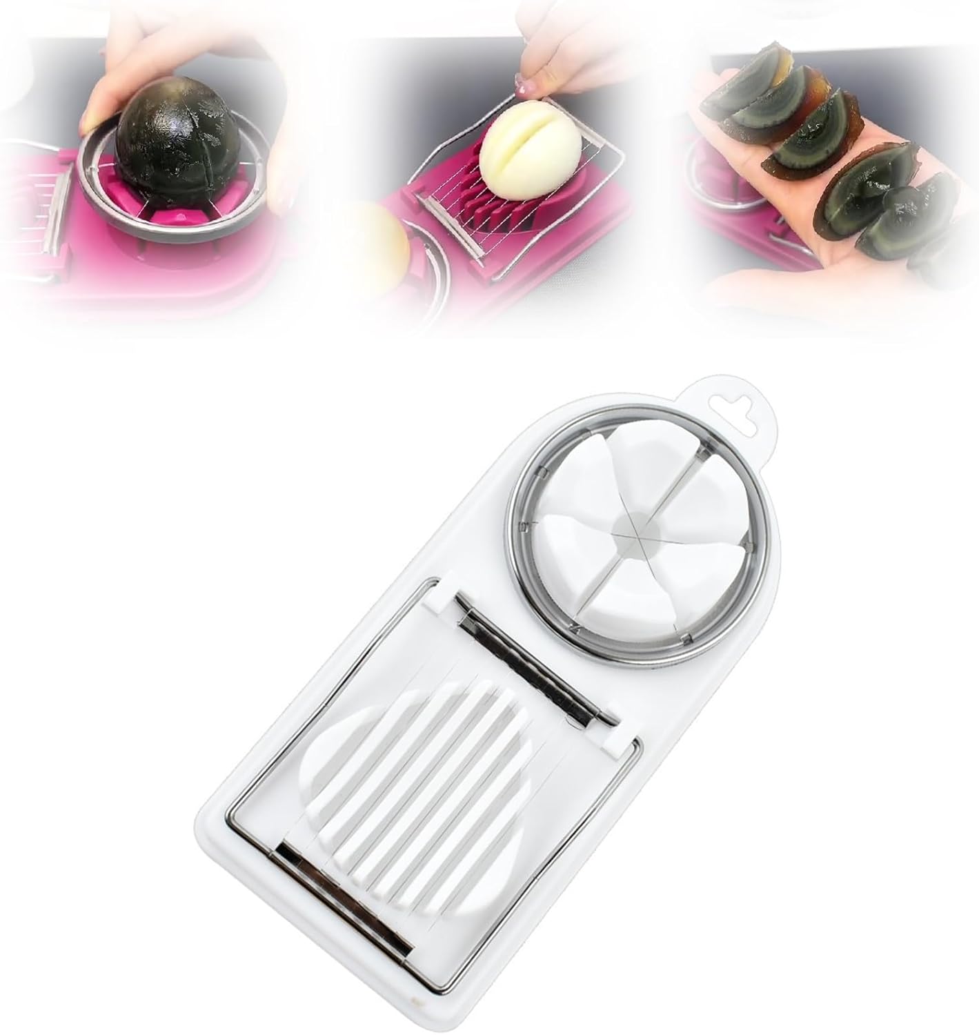 2 In 1 Multipurpose Egg Slicer Egg Cutter Multipurpose