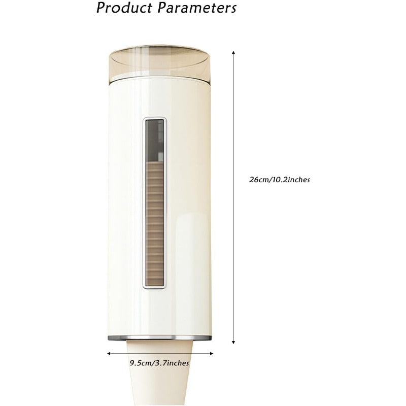 Pull-Out Cup Dispenser Wall-Mounted Stick-On Cup Dispenser