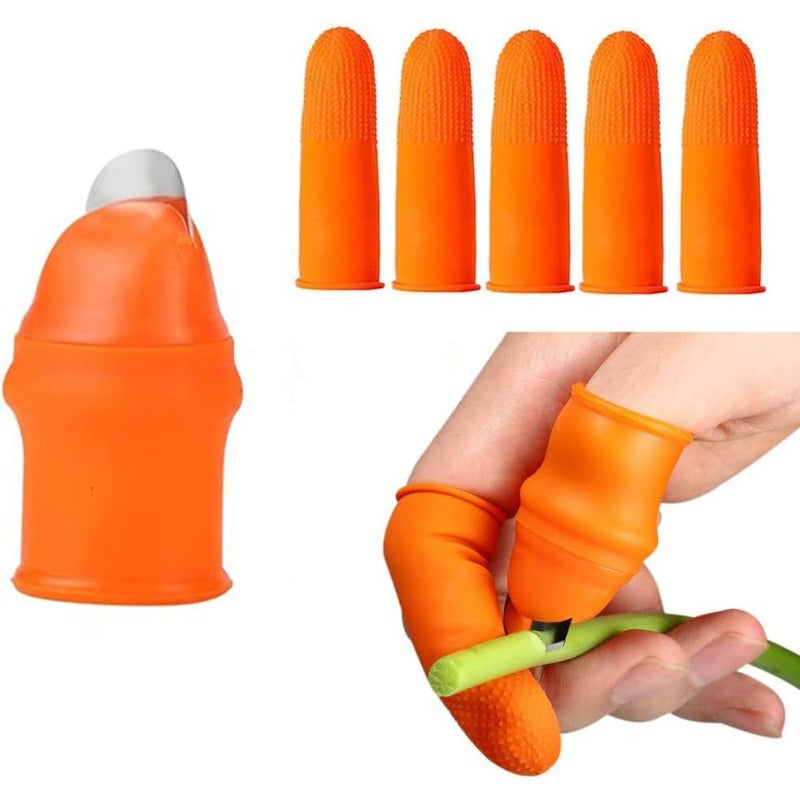 6 Set Garden Silicone Thumb Knife Fruit and Vegetable Picking