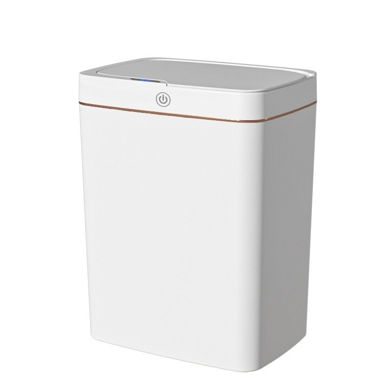 Touch free automatic intelligent open lid garbage bin