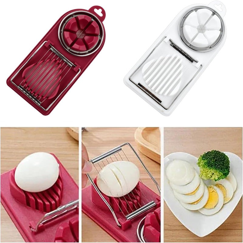 2 In 1 Multipurpose Egg Slicer Egg Cutter Multipurpose