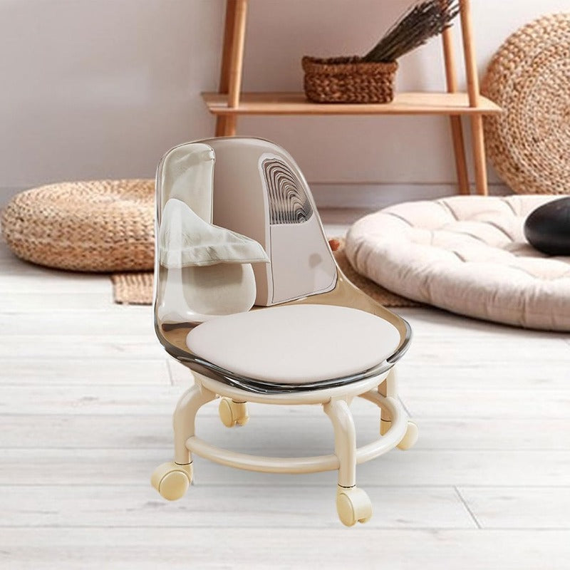 Low Rolling Stool Rolling Seat Pedicure Stool Chair Roller Seat